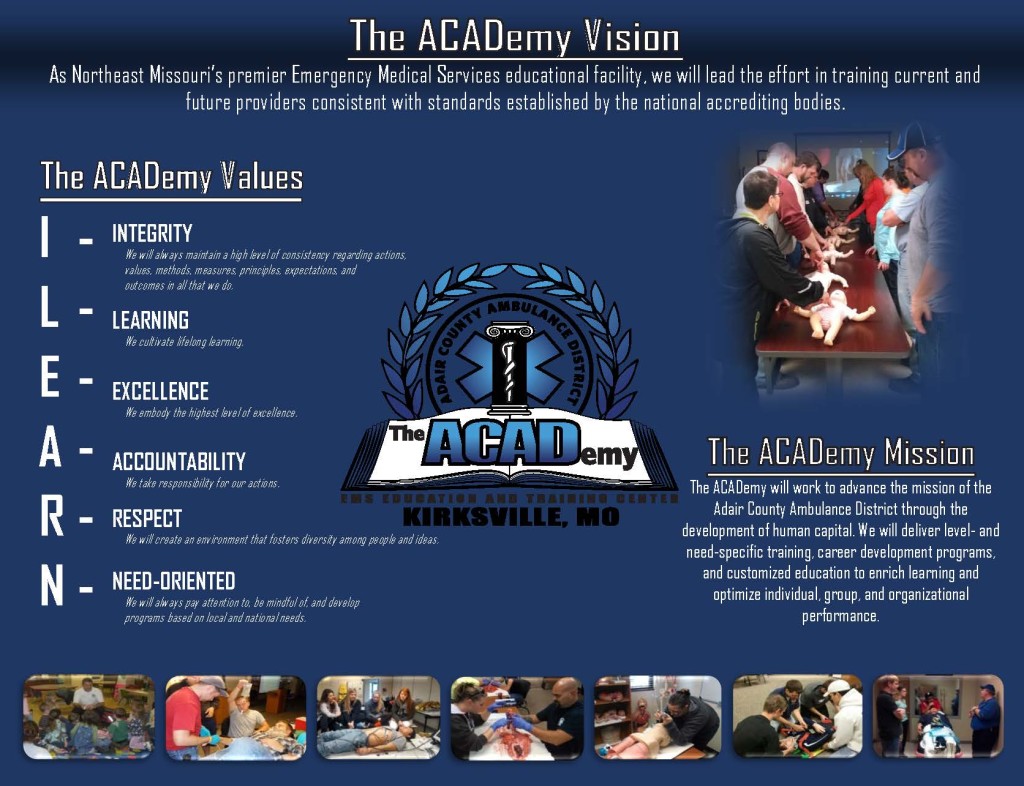 ACADemy Mission Vision Values